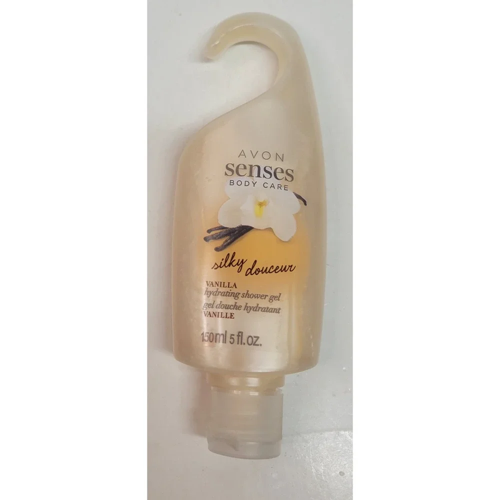 Avon Senses Vanilla Hydrating‎ Shower Gel 5 fl oz With Hook